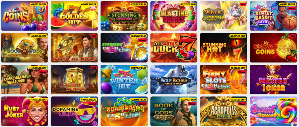 Gry w Energy Casino