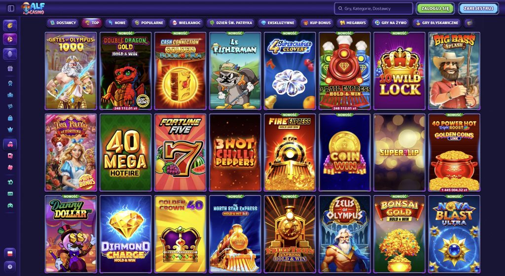 Alf Casino gier kasynowych