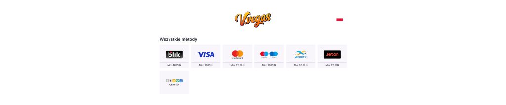 V.Vegas metody płatności