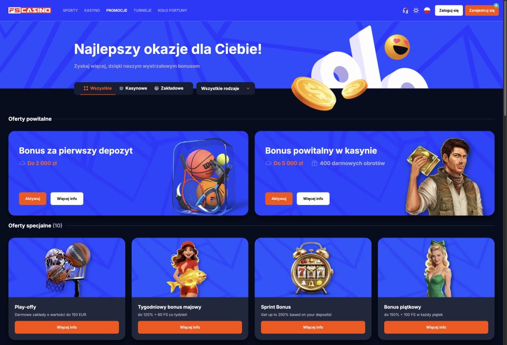 FS.Casino Bonusy