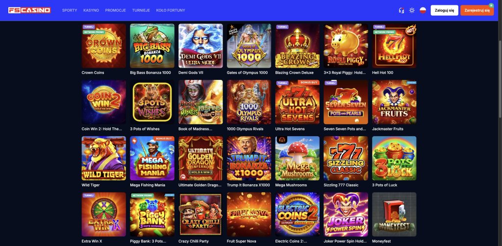 FS.Casino Oferta gier