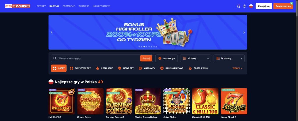 FS.Casino kasyno - Pełna recenzja
