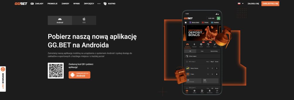GGBet aplikacja mobilna