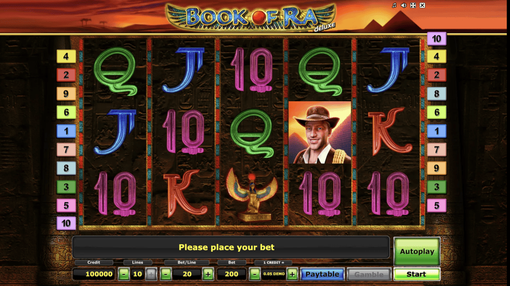 Book of Ra Deluxe demo