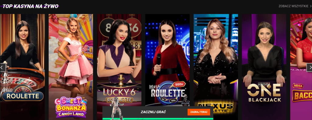 Betinia kasyno na żywo