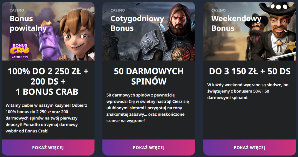 Buran Casino bonusy