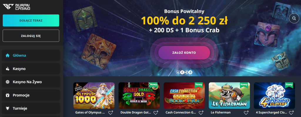 Buran Casino strona główna
