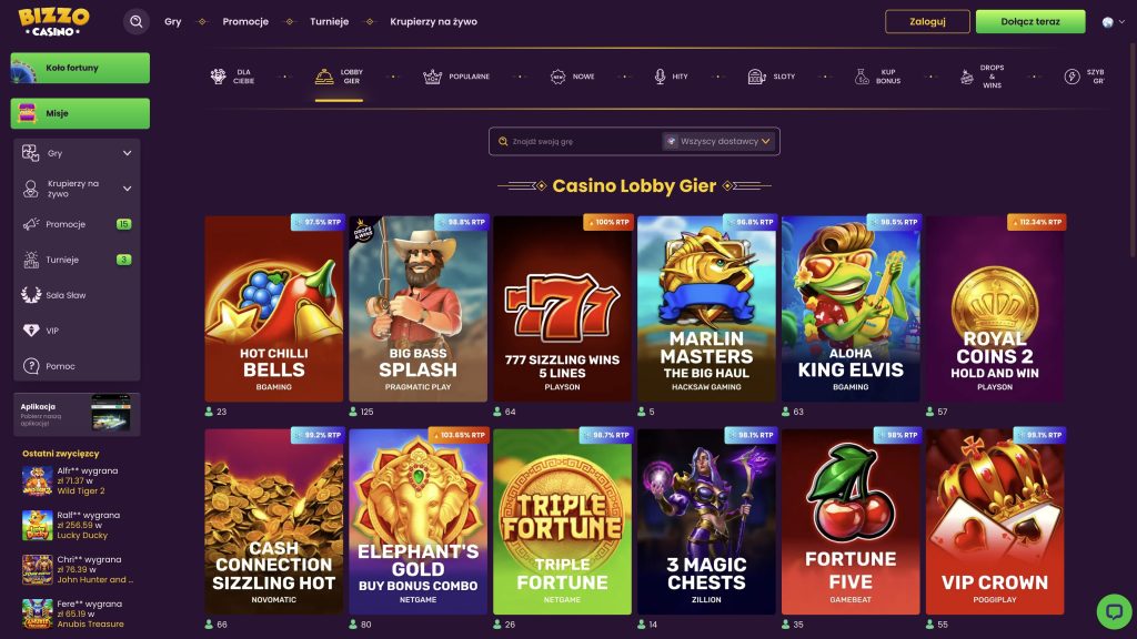 Bizzo Casino 3