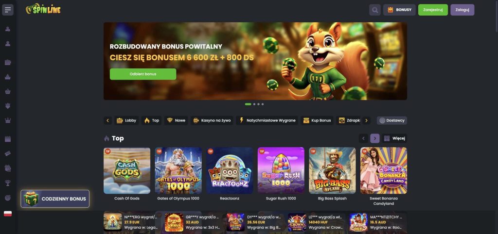 Spinline recenzja kasyna online