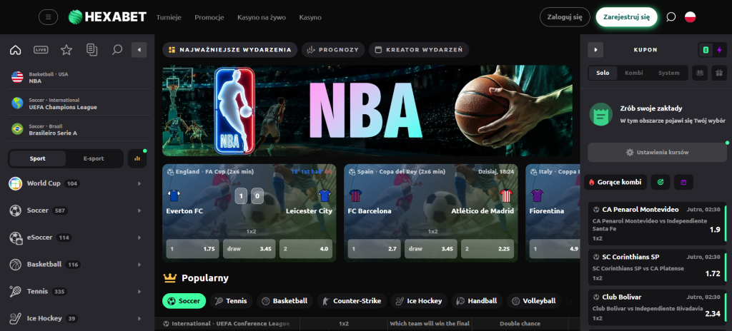 Zakłady sportowe Hexabet