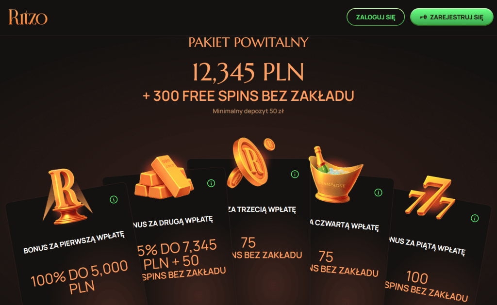 Ritzo bonusy