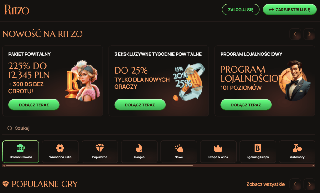 Ritzo strona główna