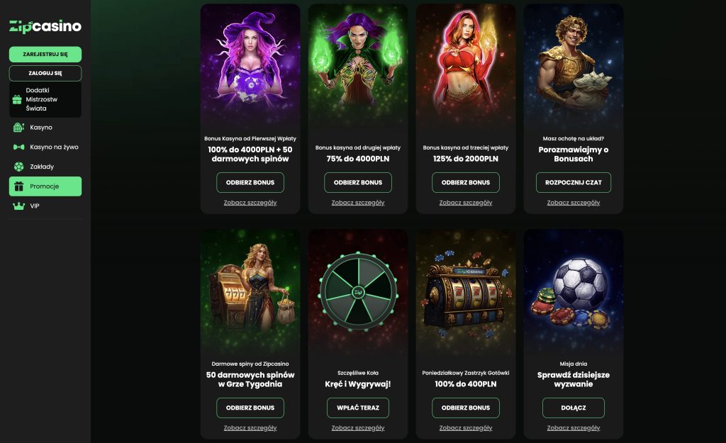 ZipCasino Bοnusy i prοmοcje