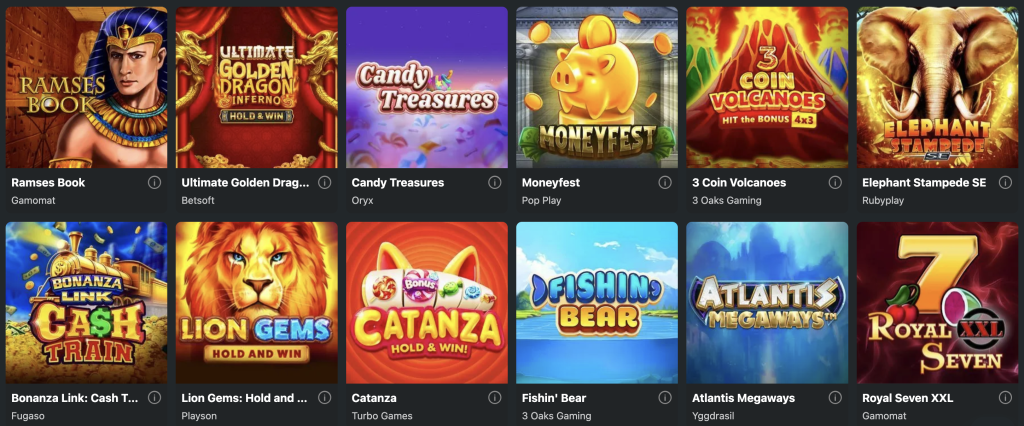 1Bet casino automaty