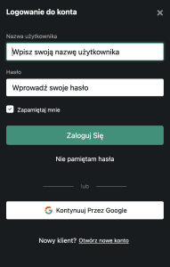 Wprowadź swoje dane