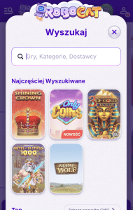 Graj w RoboCat casino.