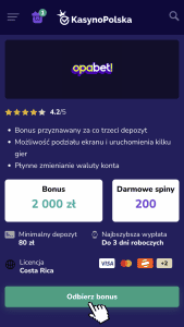 Wejdź na stronę kasyna