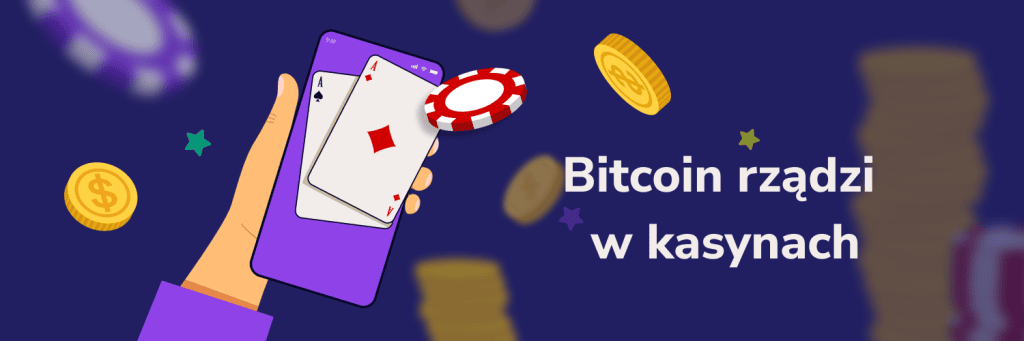 Bitcoin rządzi w kasynach