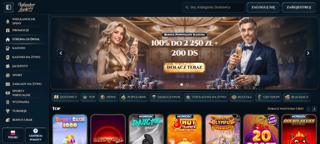 Wonderluck strona główna