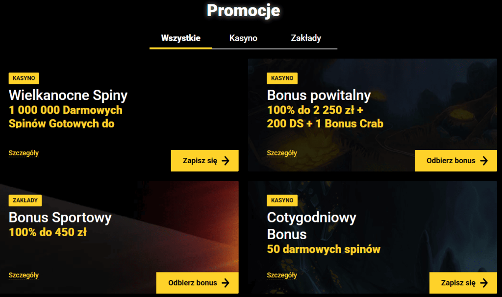 Promocje ZetCasino