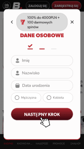 Podaj dane osobowe