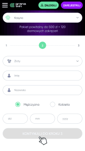 Uzupełnij dane adresowe