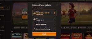 Wybierz bonus powitalny
