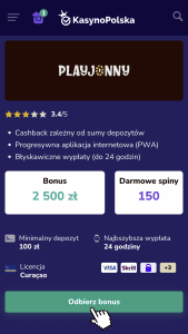 Odwiedź kasyno Playjonny