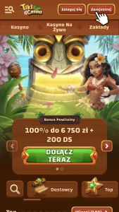 Odwiedź kasyno i rozpocznij rejestrację