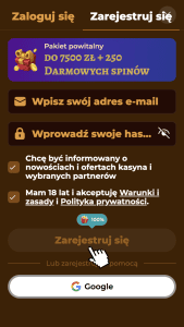 Podaj dane logowania