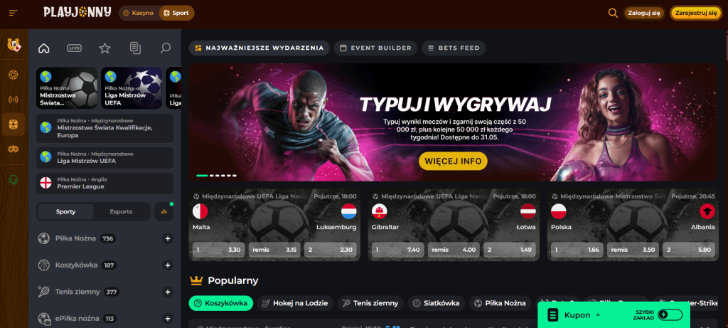 Zakłady sportowe Playjonny