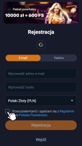 Podaj dane logowania