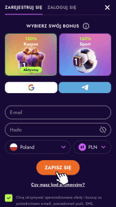 Podaj wymagane informacje