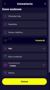 Uzupełnij brakujące dane
