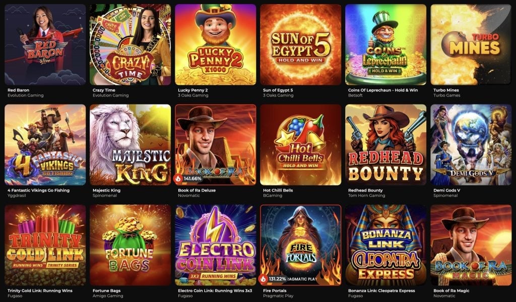 God of Casino - gry kasynowe