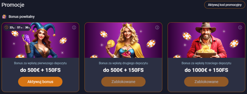 Promocje Vox Casino