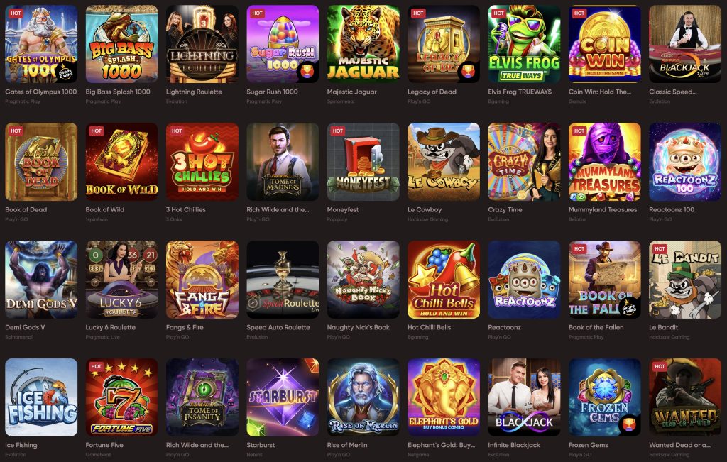 Ludios Casino - popularne gry slotowe