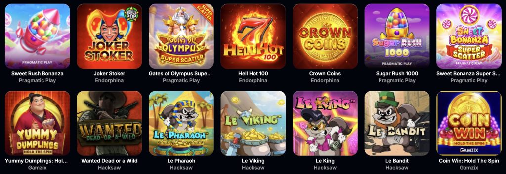 Yep Casino - popularne gry slotowe