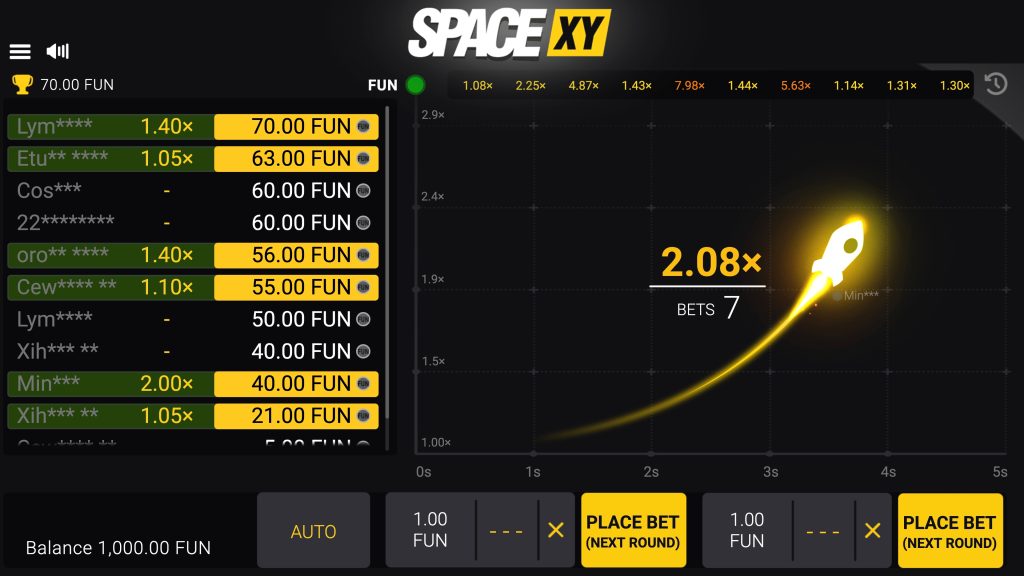 Space XY demo