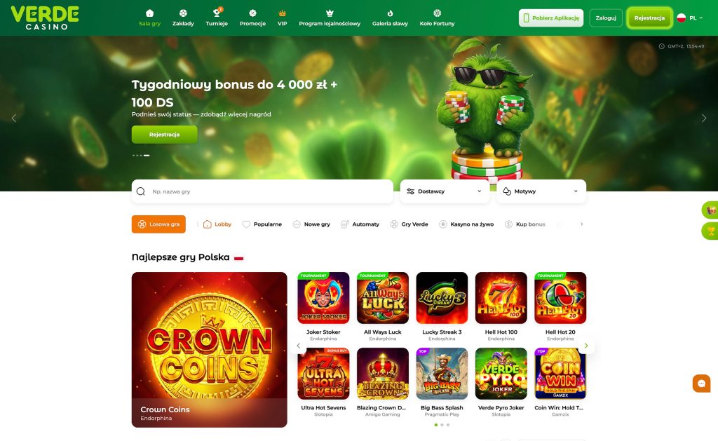 Verde casino - Strona główna