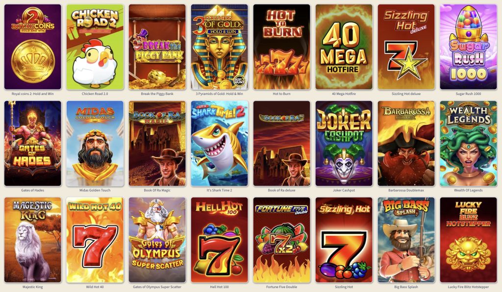 Vipluck casino - popularne gry