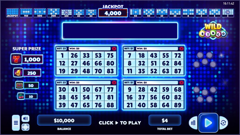 Wild Bingo demo