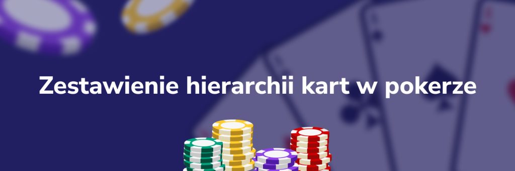 Zestawienie hierarchii kart w pokerze