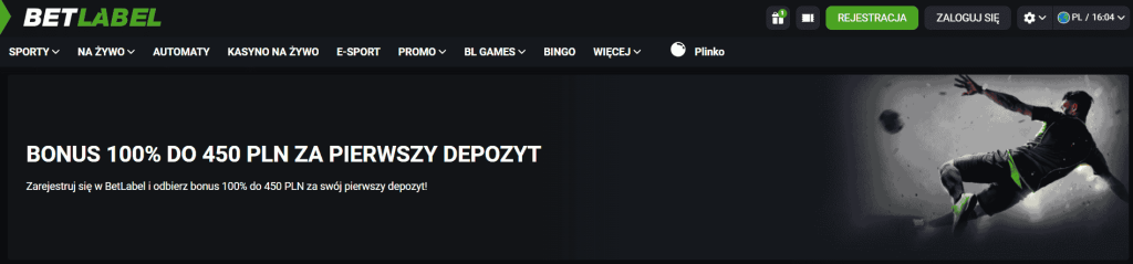 Bonus sportowy Betlabel