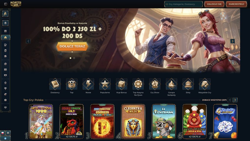 Monster Win Casino recenzja