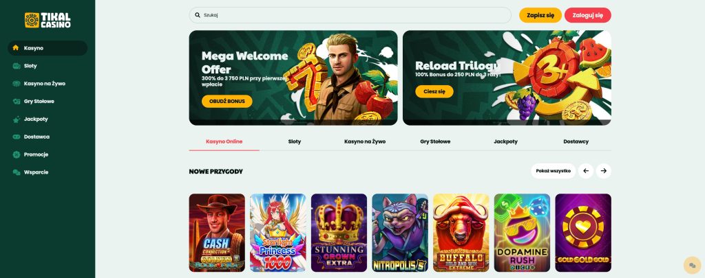 Tikal Casino recenzja
