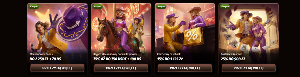 Tygodniowe promocje w kasynie West Ace